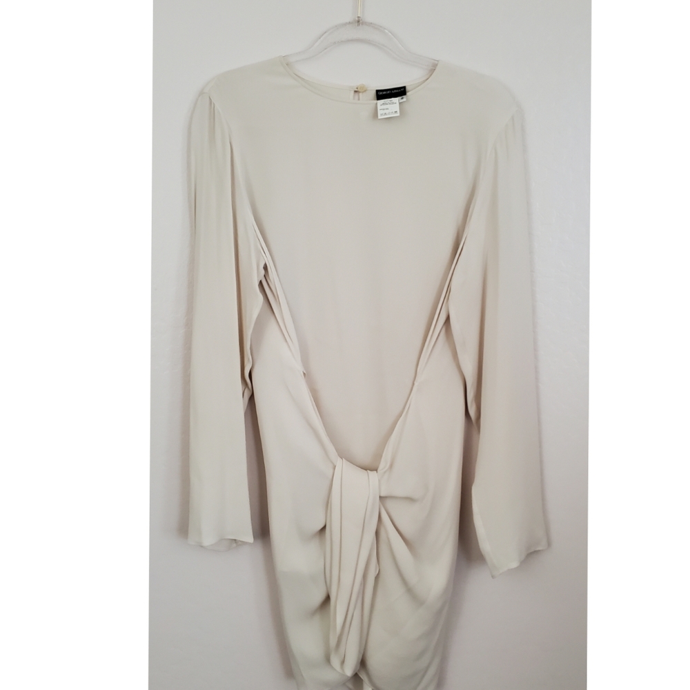 Giorgio Armani Long Silk Blouse Size 48